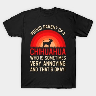 Funny Chihuahua Mom Dad Gifts T-Shirt